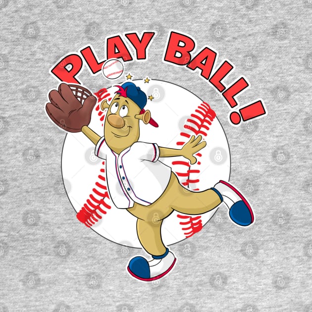 Play Ball! Braves Baseball Mascot Blooper by GAMAS Threads